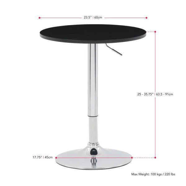 Bar Table Adjustable Height Bar Table