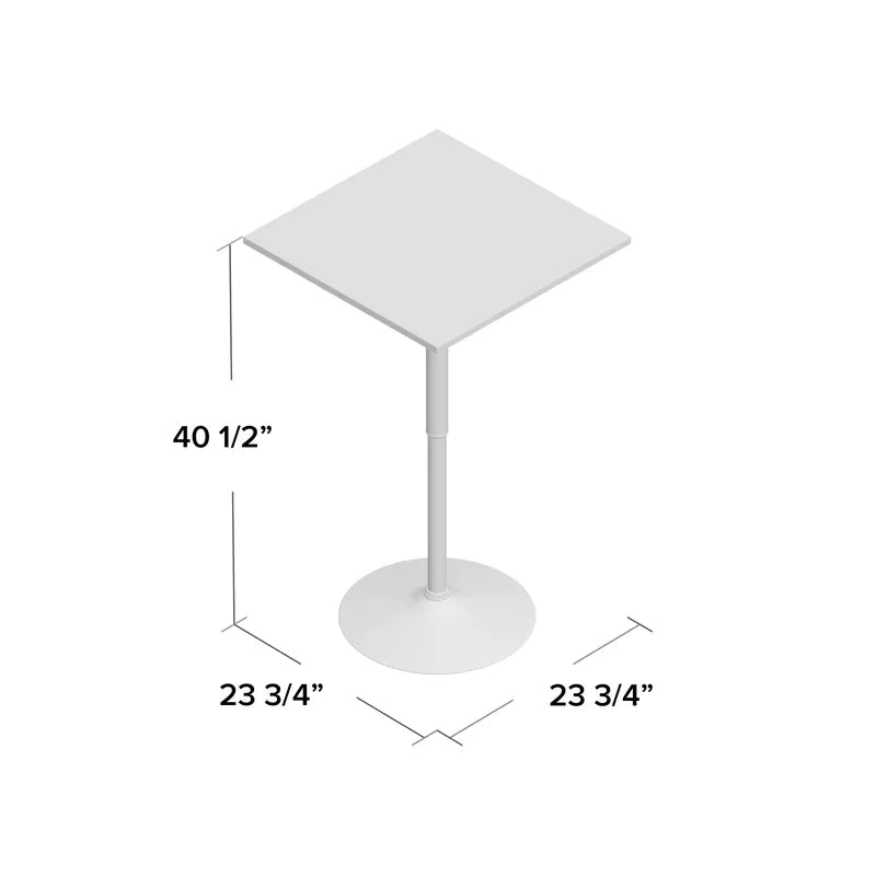 Bar Table: Counter Height 23.75'' Pedestal Pub Table