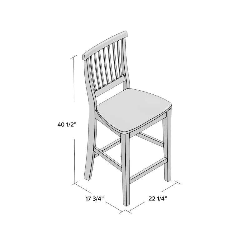 Bar Table Set: 3-Piece Pub Dining Set with Tapered Leg