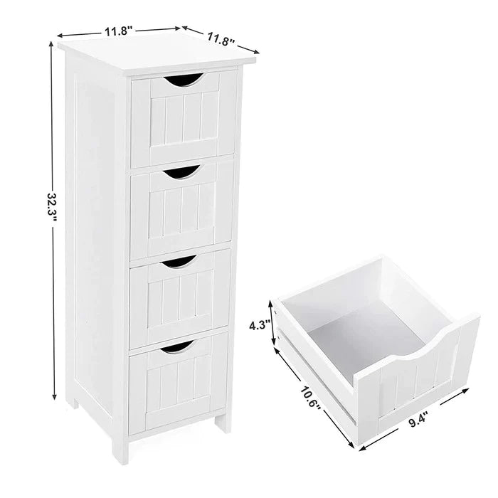 Bathroom Linen Cabinets:11.8'' W x 32.3'' H x 11.8'' D Linen Cabinet