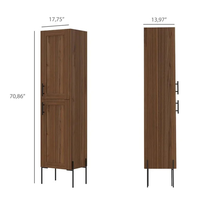 Bathroom Linen Cabinets:18'' W x 71'' H x 14'' D Linen Cabinet