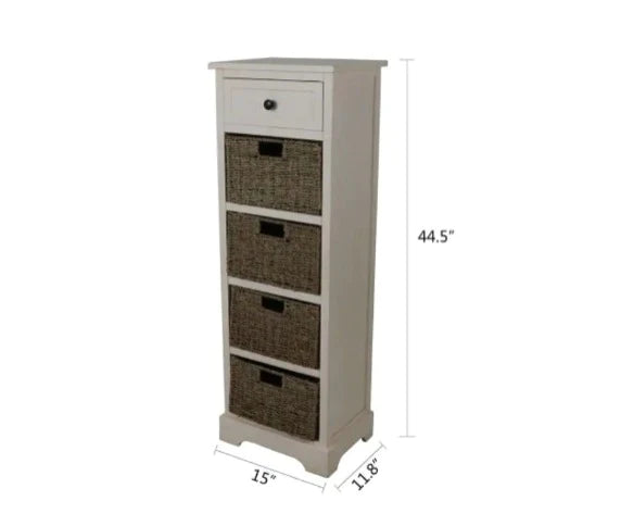 Bathroom Linen Cabinets: 5 Drawer End Table