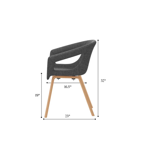 Cafe Chair: 24" W Waiting Room, Restaurant Chair