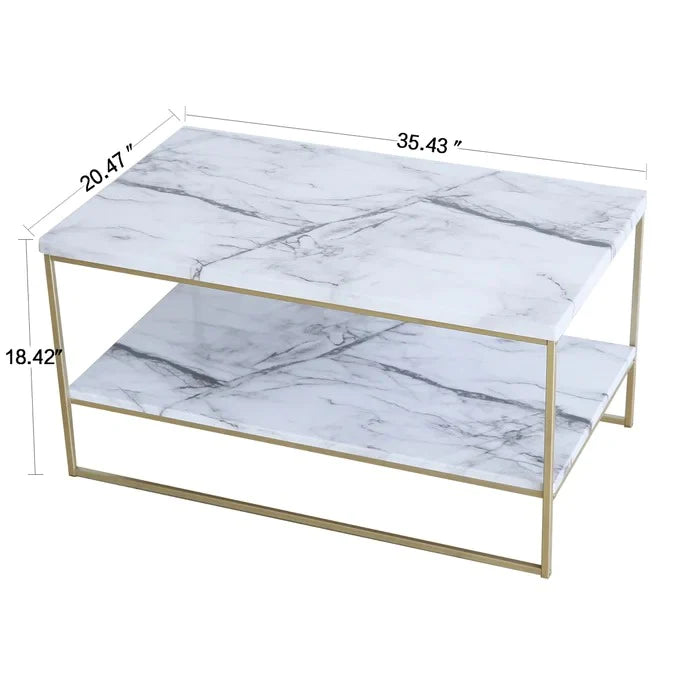 Center Table: Marble Coffee Table