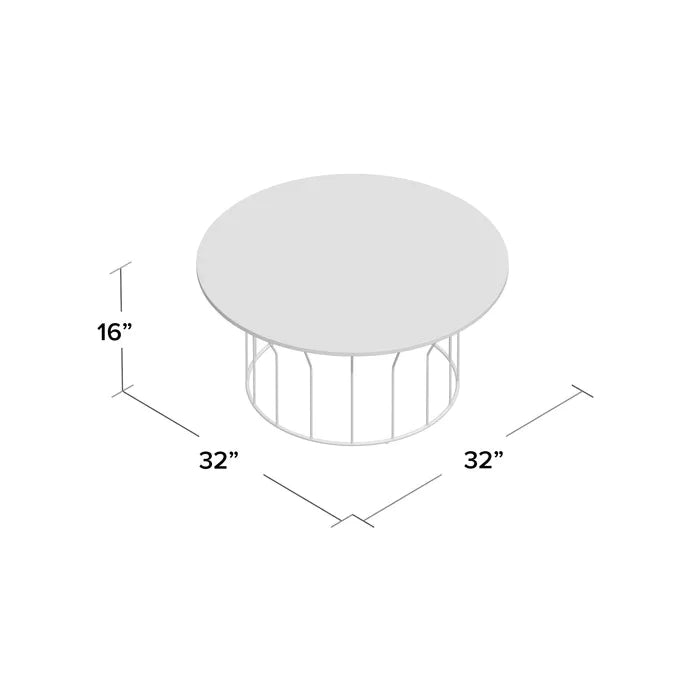 Center Table: Round Coffee Table