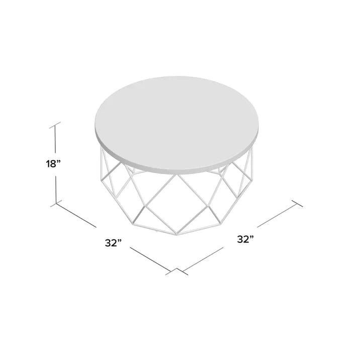 Center Table: Round Coffee Table