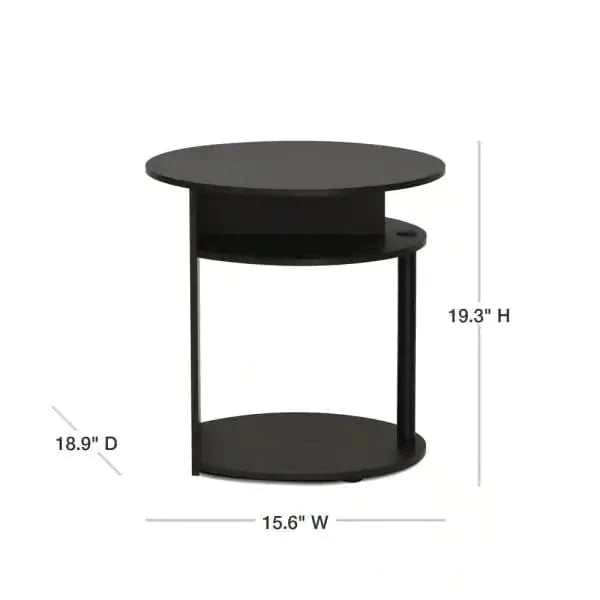 Coffee Table Set: 20.3'' Tall Floor Shelf End Table SetCoffee Table Set: 20.3'' Tall Floor Shelf End Table Set