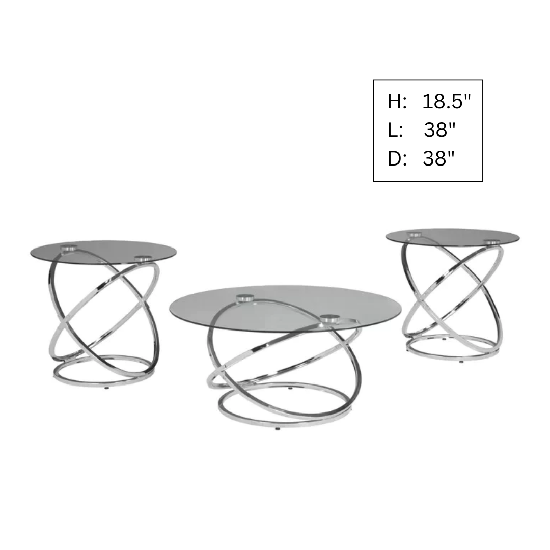 Coffee Table Set : 3 Piece Coffee Table Set