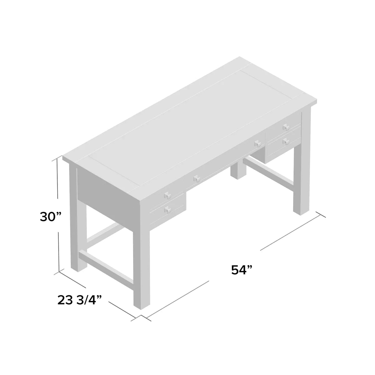 Computer Desk : Homestyles Tahoe Executive Desk Laptop Table