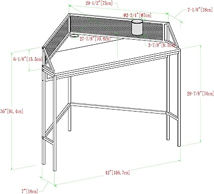 Computer Table: Corner 42'' Computer Desk