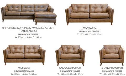 Designer Sofa Set:- Brown Leatherette L Shape 4 Seater Luxury Furniture Sofa Set