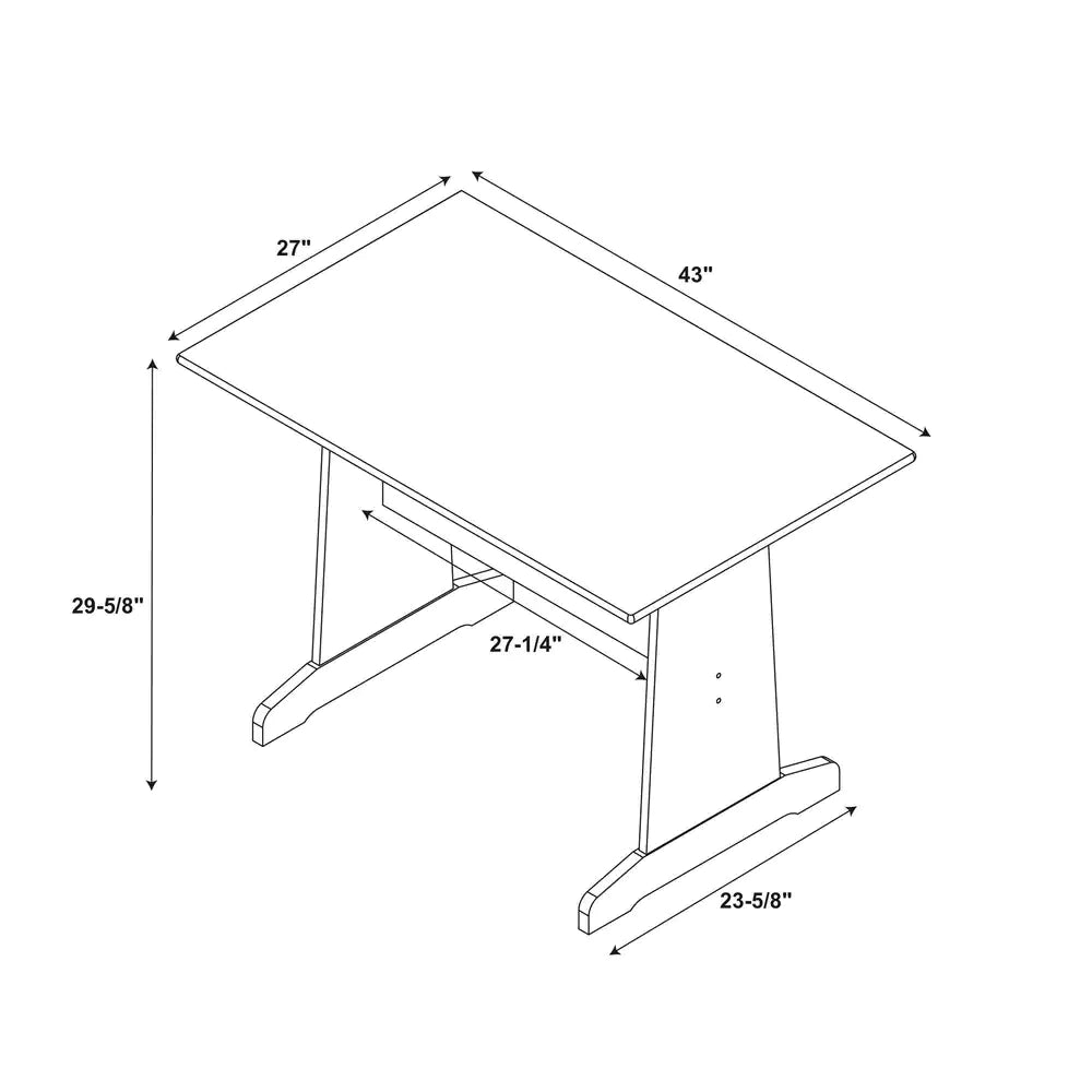 Dining Set: Dining Table with 6 Chairs Breakfast Dining Set