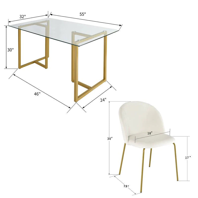 Dining Set : Home Kitchen Breakfast Table, Kitchen Counter With 4 Chairs