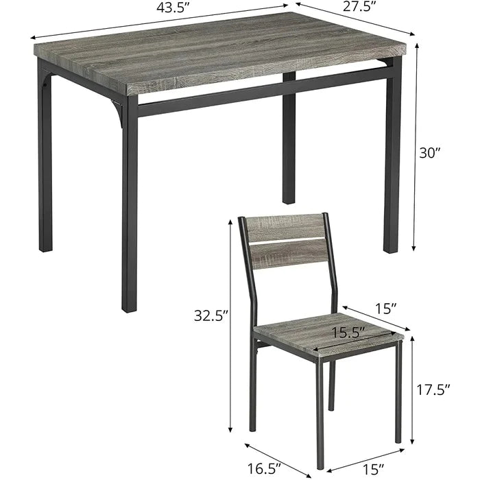 Dining Set: Rectangular 4 - Person Dining Set