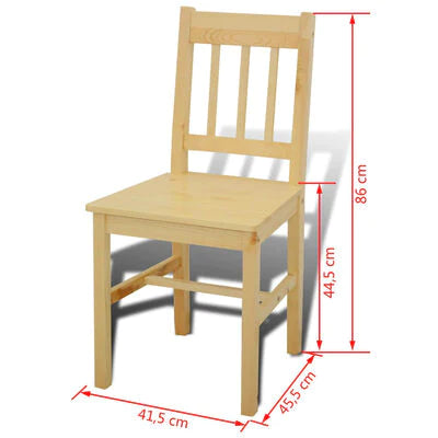 Dining Set : Wooden 4 - Person Dining Set