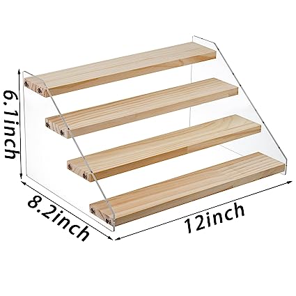 Display Unit: Wood Acrylic Riser Display Unit