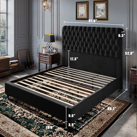 Divan Bed: Arcadio Upholstered Bed