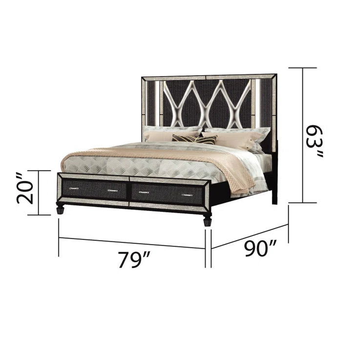 Divan Bed: Bolatbek Upholstered Storage Bed