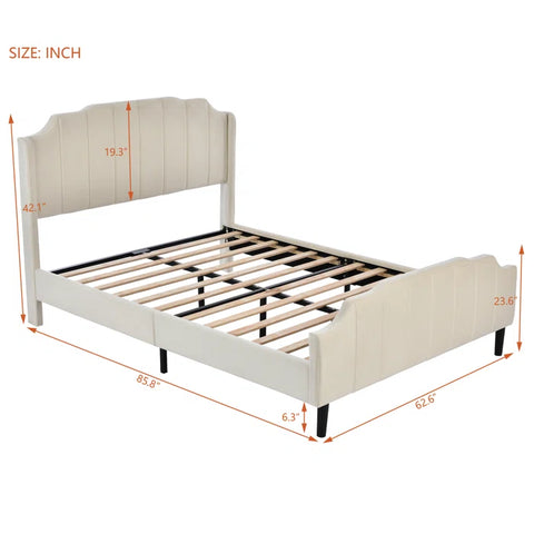 Divan Bed: Fadima Upholstered Bed