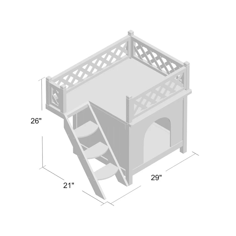 Dog House: Wooden Small Dog Kennel