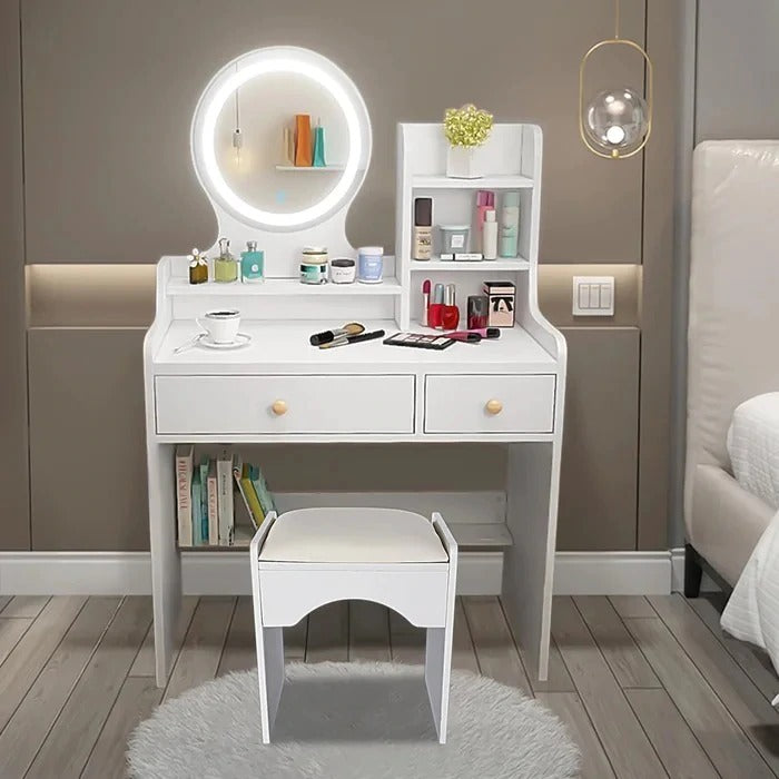 Dressing Table with 1 Drawer and 1 Mirror Door DT1181 - SMMBDSTORE - Online  Furniture Store in Bangladesh