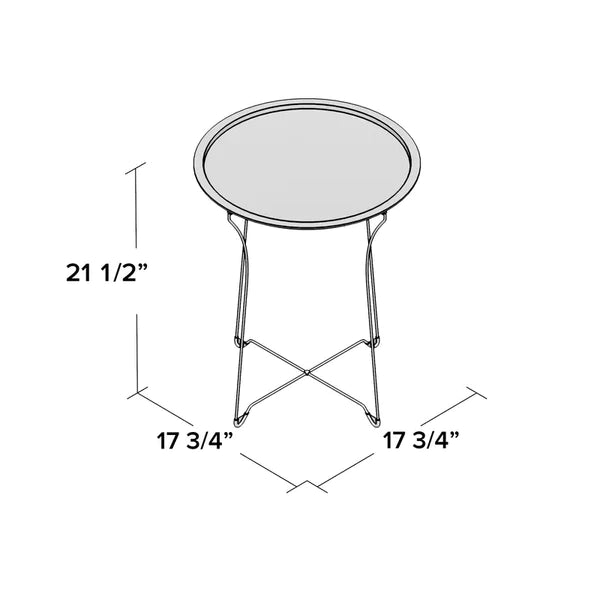 End Tables : Top Cross Legs End Table