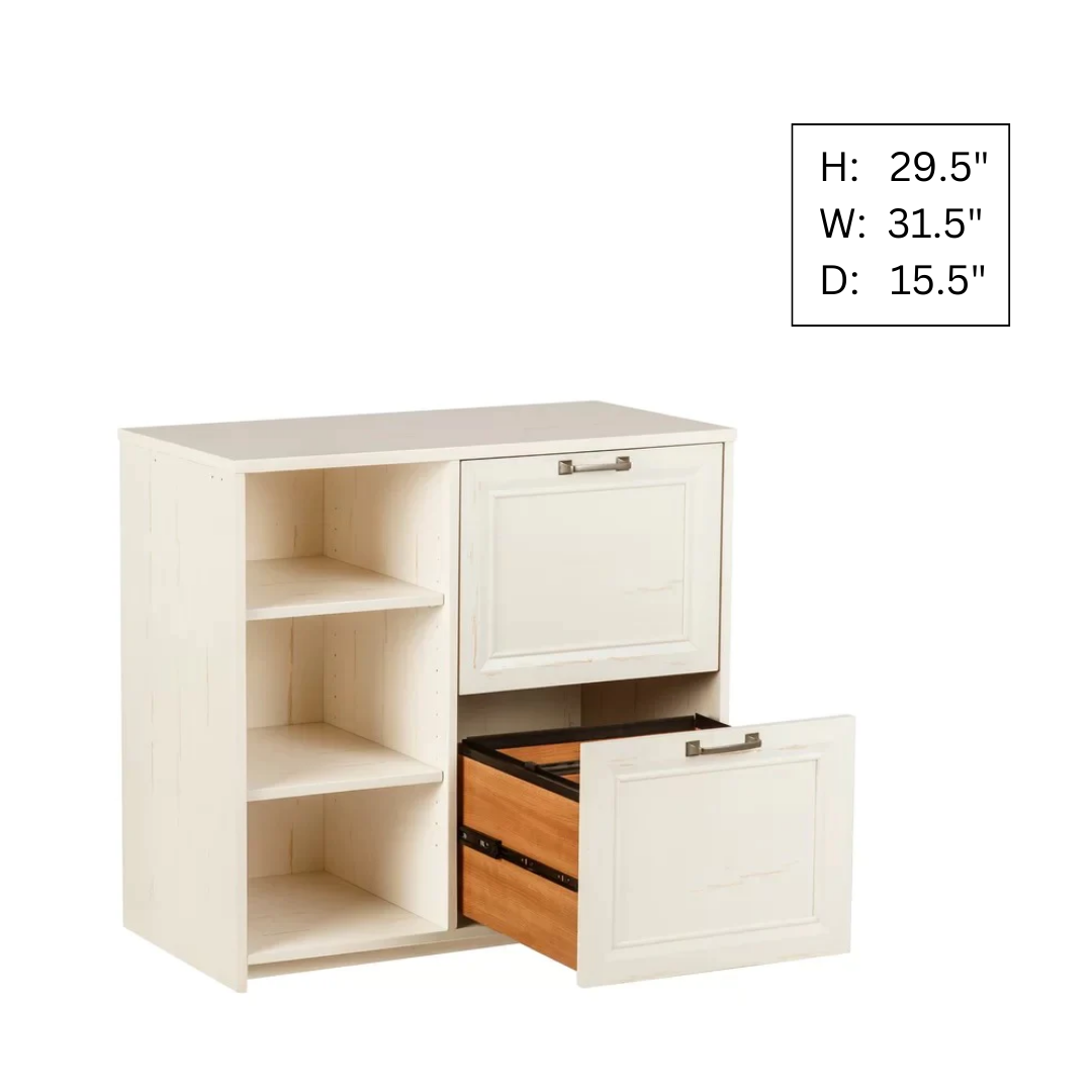 Filing Cabinet: Eva 2-Drawer Lateral File Cabinet