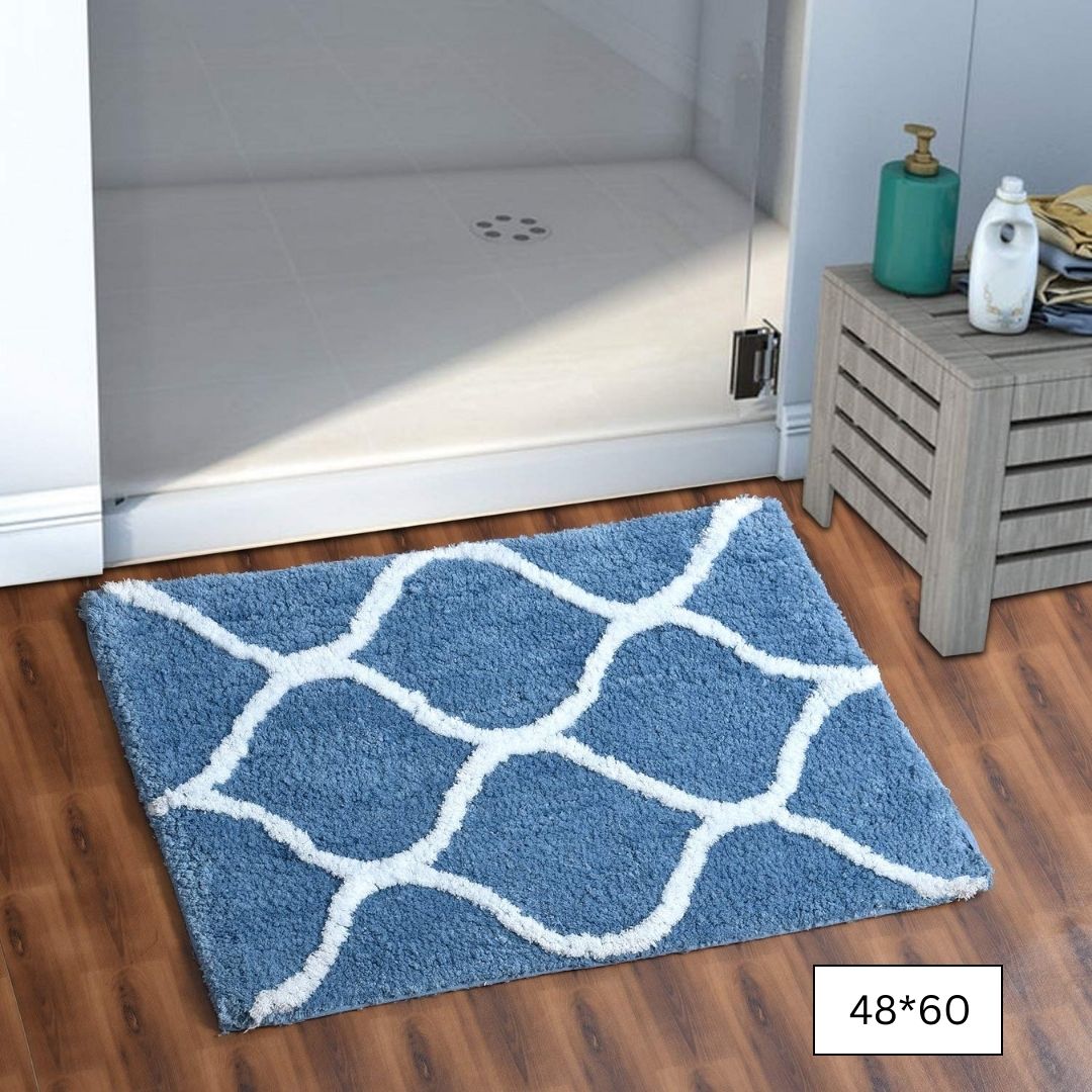 Floor Mats: Glorious Super Soft Microfiber Designer Anti Slip Carpets