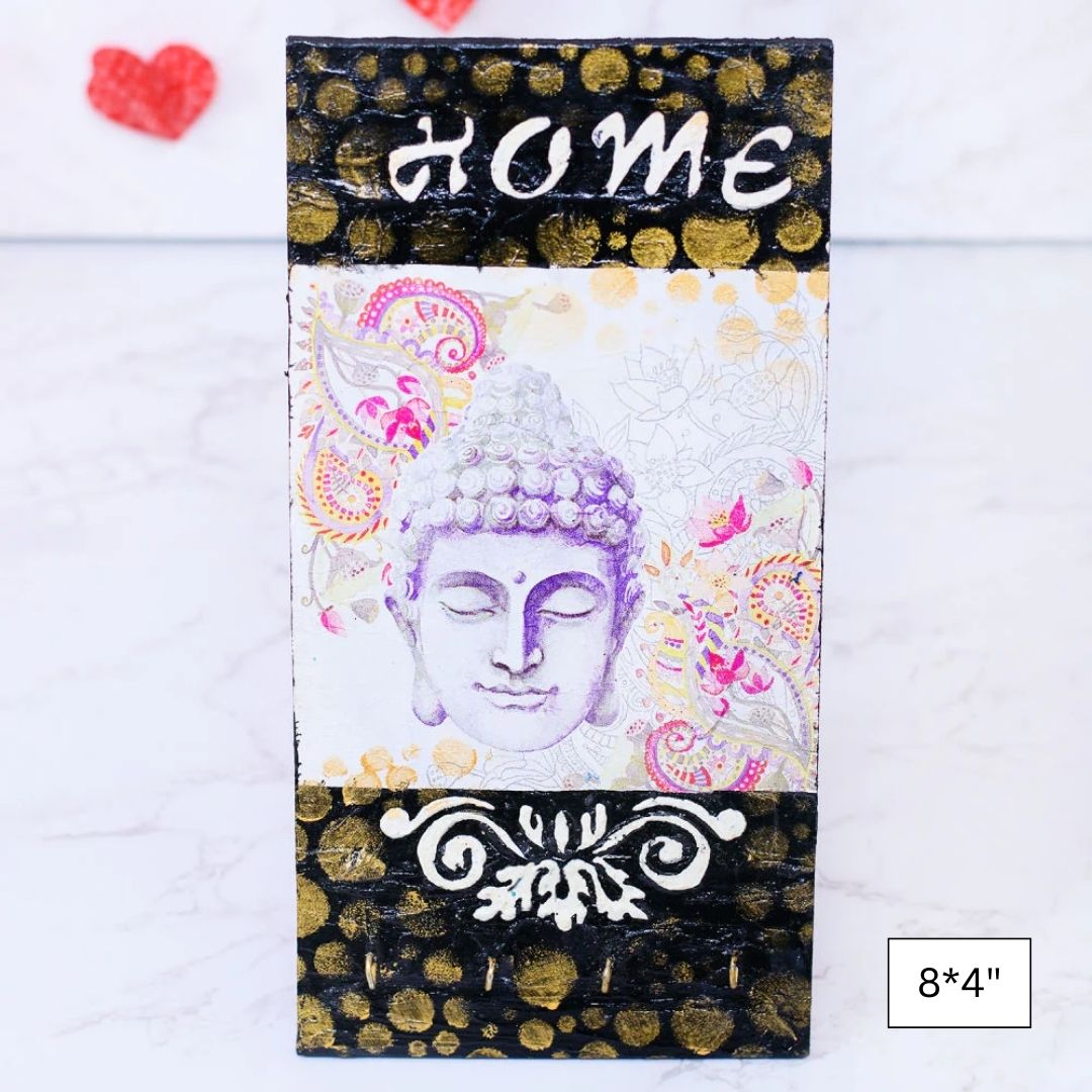 Home Decor Buddha Wall Key Holder