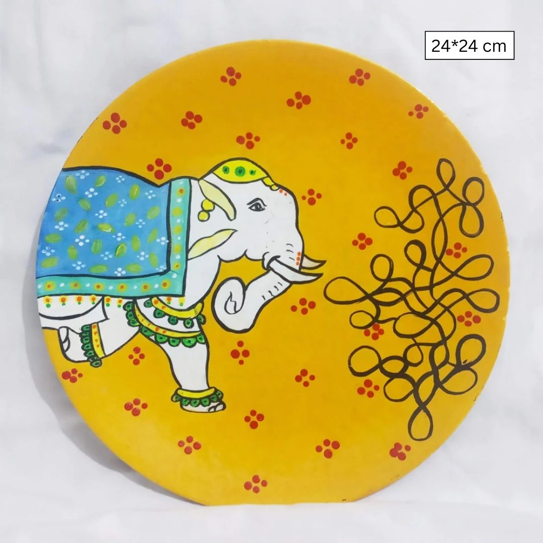 Home Decor Elephant Wall Plate