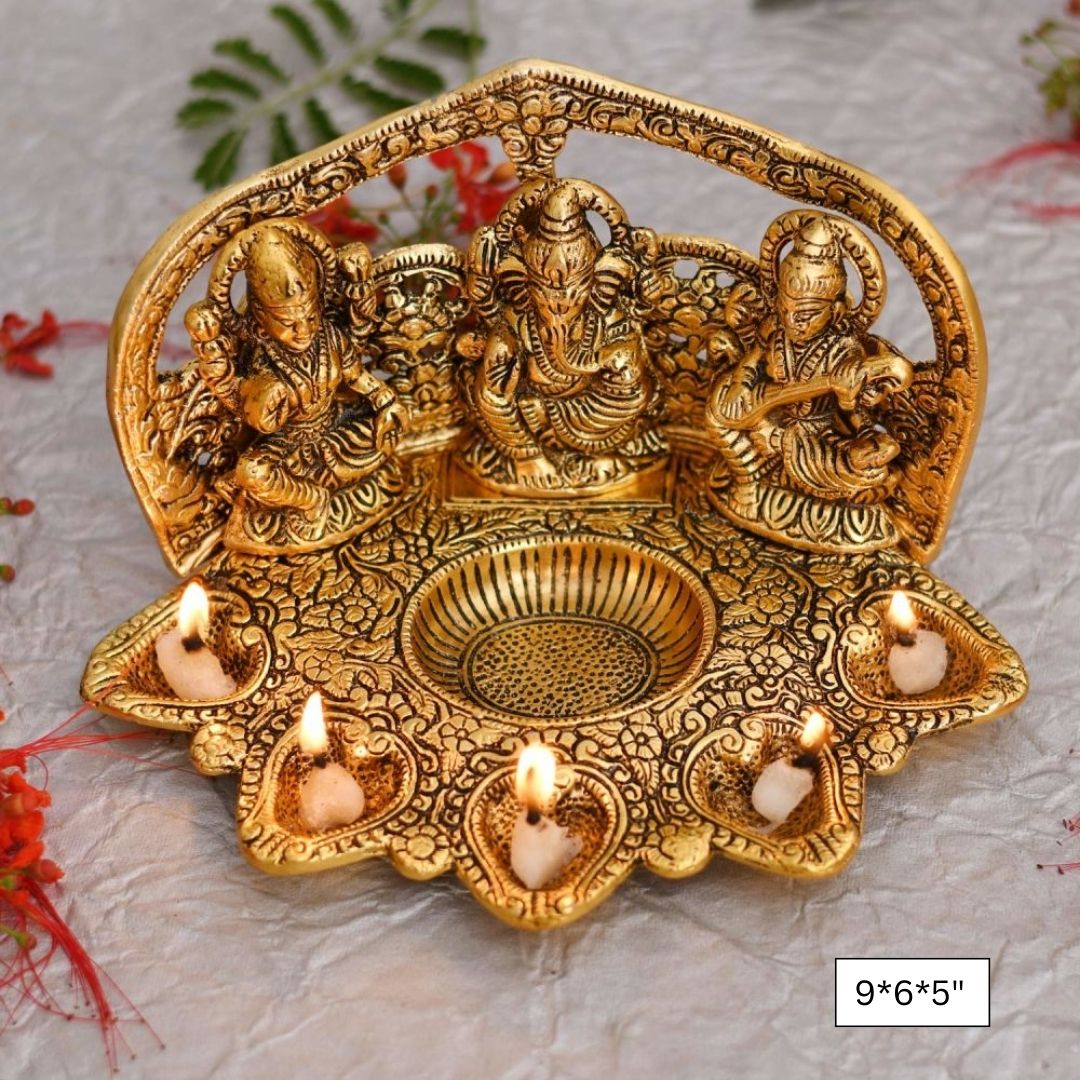 Home Decor Laxmi Ganesh Saraswati Idol
