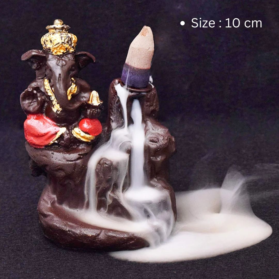 Home Decor Lord Ganesha Black Color Idol