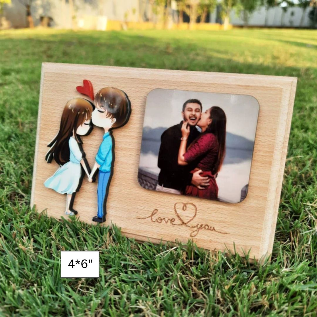 ome Decor Lovely Wooden Photo Frame