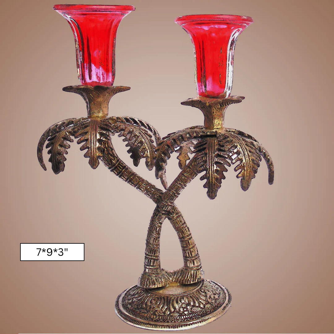 Home Decor : Red Color Candle Stand