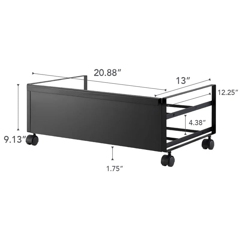 Shoe Rack: Home Rolling Shoe Rack, Steel, Holds 4 shoes, 6 heels, Wheels