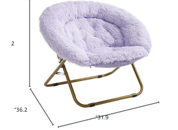 Kids Chair: Faux Fur Kids Chair