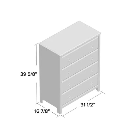 Kids Chest Of Drawers : 4 Drawer Chest