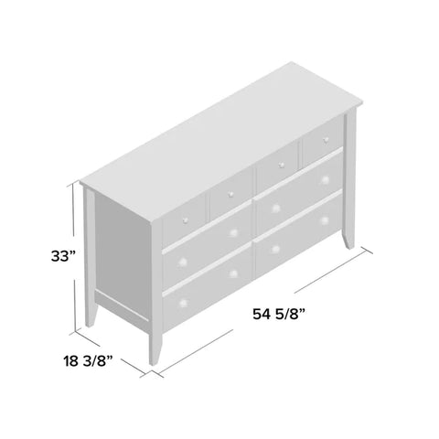 Kids Chest Of Drawers : 6 Drawer 54.63'' W