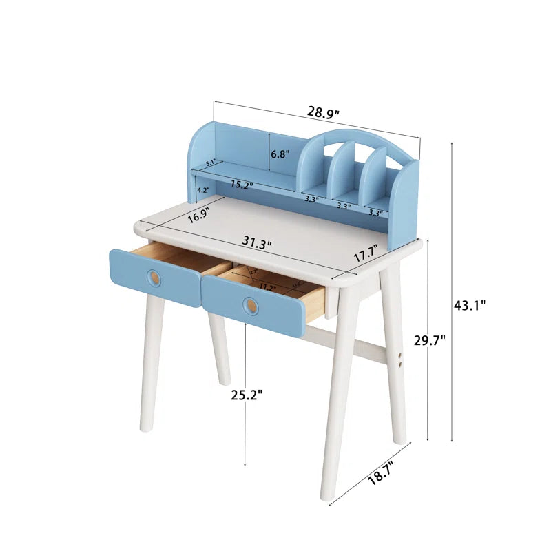 Kids Study Table: 31.3'' Writing Desk