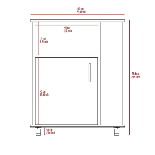 Kitchen Cabinet: 29" Kitchen Pantry With Wheels