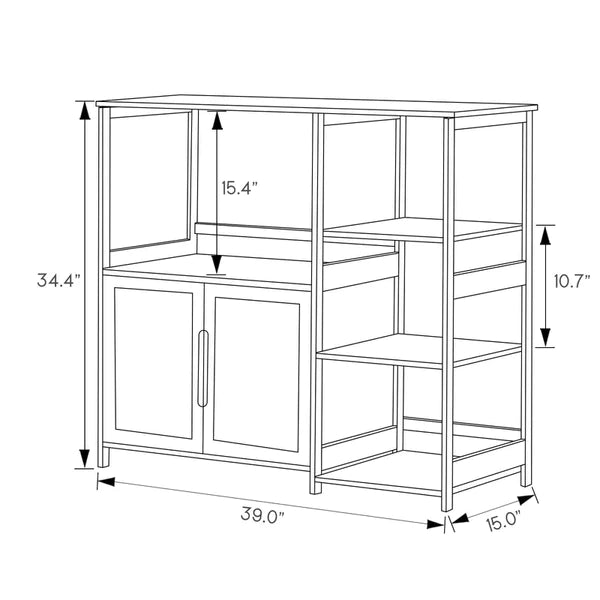 Kitchen Cabinet: 34" Kitchen Pantry(Wooden)