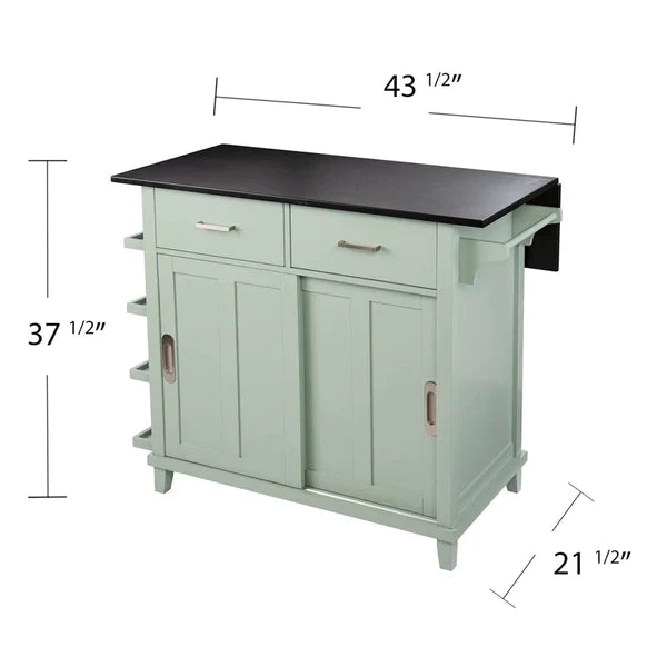 Kitchen Island: 43.5'' Kitchen Island