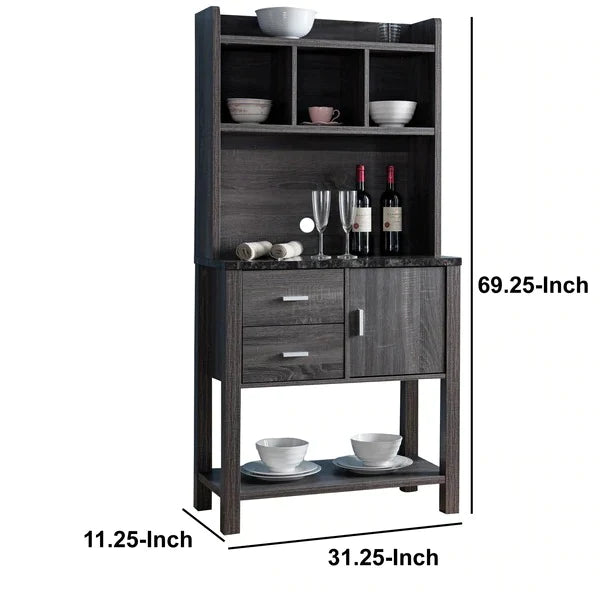 Kitchen Racks: 31.25'' Wood Standard Kitchen Racks