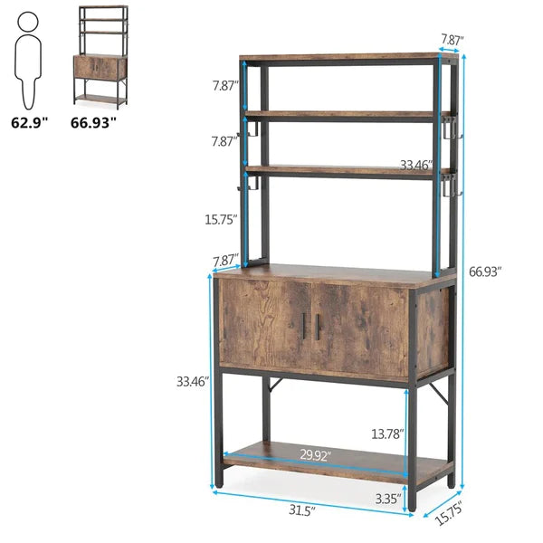 Kitchen Racks: 31.49'' Steel Standard Kitchen Rack