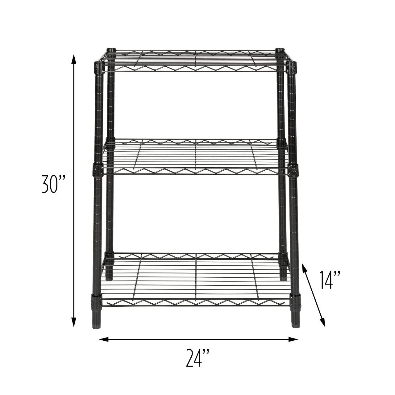 Kitchen Racks: Wanston 30" H x 24" W x 14" D Shelving Unit