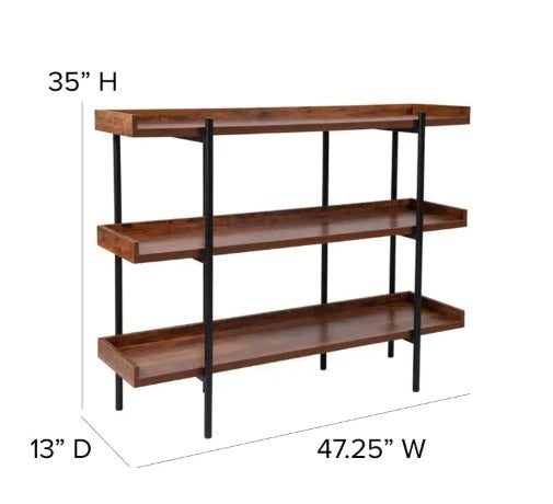 Kitchen Shelves : 35" H x 47.25" W x 13" D Storage Shelf