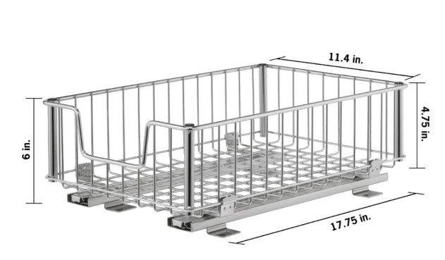 Kitchen Storage Unit: Quantom Sliding Wire Drawer