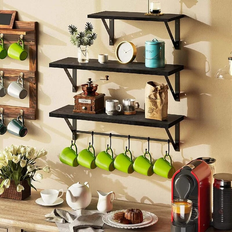 Kitchen Shelves Design: Buy ☑️ Wall Kitchen Shelves Online In India At Best  Prices! – GKW Retail