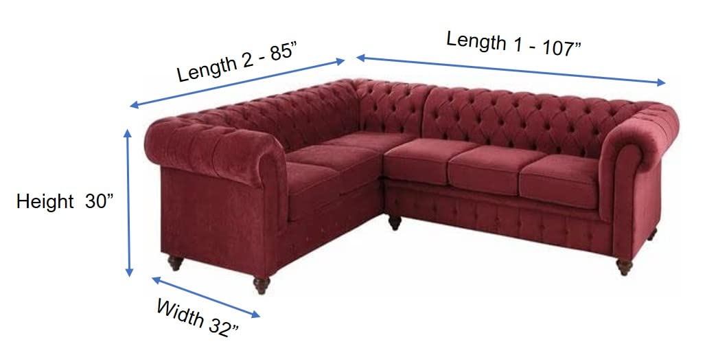 L Shape Sofa Set:- Bellem Hardwood Leatherette Sofa Set (Tan Brown)