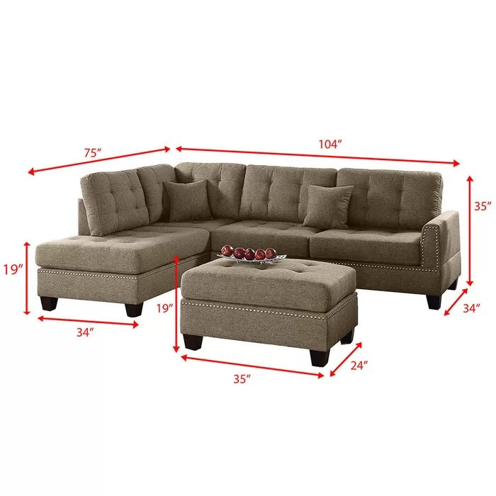 L Shape Sofa Set: Chic Design of Fashionable Sofa Set